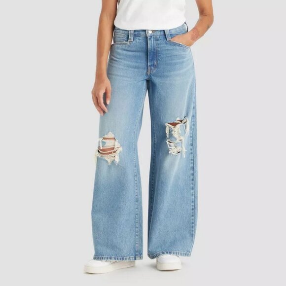 Levi's Denim - Levi's® Women's Mid-Rise 94's Baggy Wide Leg Jeans Not in the Mood 26 x 31